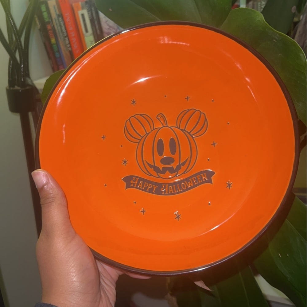 Disney Mickey Mouse Halloween Orange Bowl set of 3
